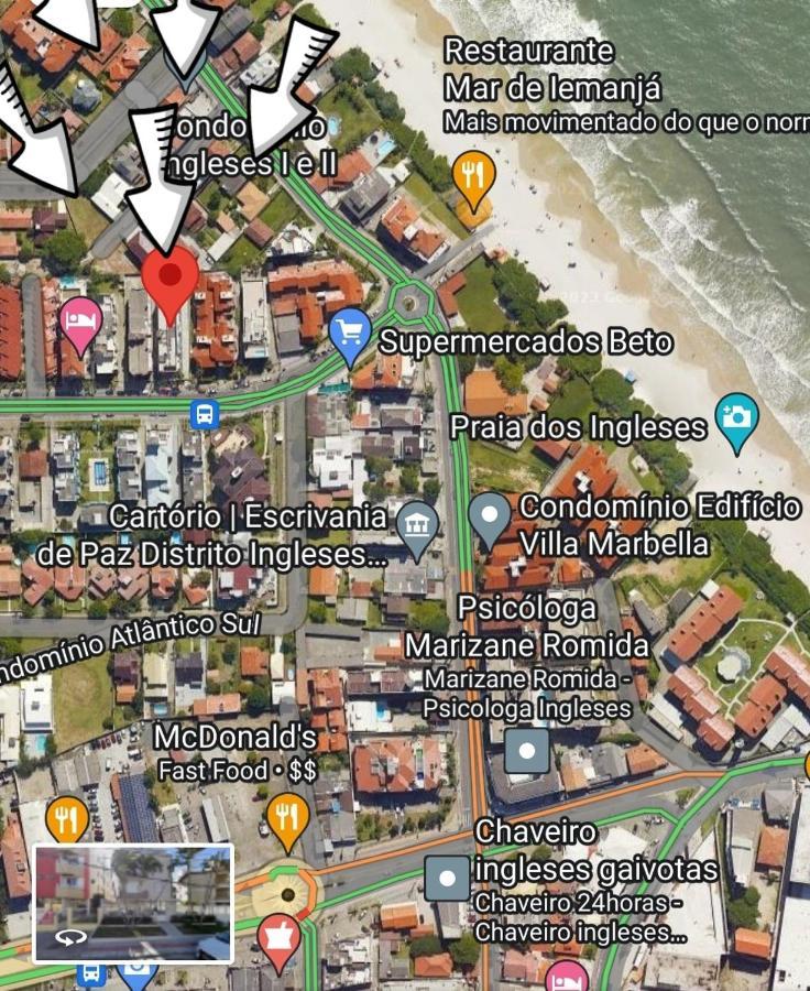 Apartmán Apartamento 50Mts Praia Dos Ingleses Florianópolis Exteriér fotografie